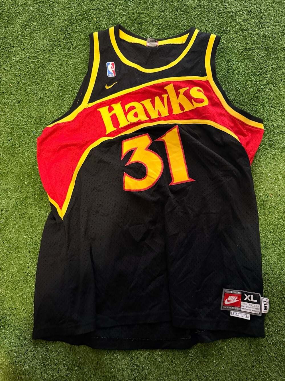 Vintage Nike Atlanta Hawks Jason Terry #31 NBA Swingman Jersey XL